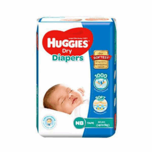 Huggies Newborn Belt Diaper 0-5 Kg - 58 Pcs (Malaysia)